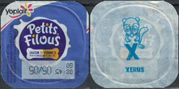 Opercule De Yaourth Yoplait Petits Filous X Xerus Rongeur Rat Palmiste - Milk Tops (Milk Lids)