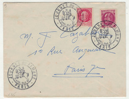 France // 1945-1949 // Lettre De La Journée Du Timbre Paris Le 18.04.1942 - Covers & Documents