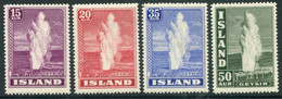 ICELAND 1938 Geysir LHM / *,.   Michel 193-96 - Nuovi