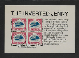 ETATS-UNIS 1918 - INVERTED JENNY - COPIE/FAUX - Unclassified