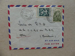 Enveloppe Mauritanie 1958 Fort Gouraud - Storia Postale