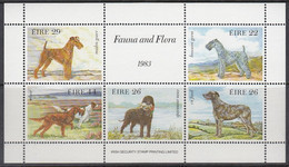 IRLAND  Block 4,postfrisch **, Irische Hunde, 1983 - Blocks & Kleinbögen