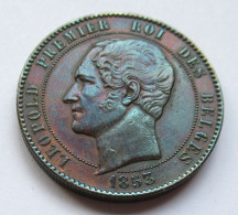 Belgium 10 Cent 1853 Leopold Wiener - 10 Cent