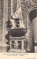 Malta - VALETTA - Monument Of Grand Master Emanuel Pinto, St. John's Church - Publ. Hermen & Co. 3 - Malta