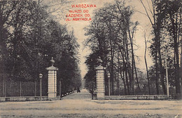Poland - WARSZAWA - Wjazd Do Lazienek Od Ul. Agrykola - Publ. J. Slusarski - Polonia