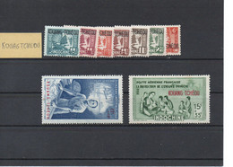 Kan-Tcheou Lot Divers - Unused Stamps