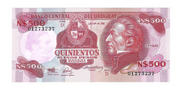 Urugauy 500 Pesos  1991   63a  Unc - Uruguay