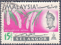 MALAYSIA --SELANGOR  SCOTT NO  126  USED  YEAR  1965 - Selangor