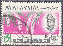 MALAYSIA --KEDAH   SCOTT NO  111  USED   YEAR  1965 - Kedah