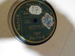 DISQUE 78 TOURS BARYTON ANDRE BAUGE 1925 - 78 G - Dischi Per Fonografi