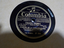 DISQUE 78 TOURS CHOEUR DE LA CHAUVE SOURIS 1925 - 78 G - Dischi Per Fonografi