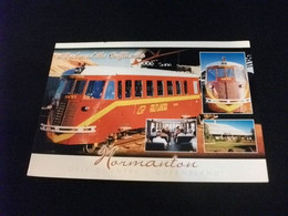 AUSTRALIA TRENO TRAIN ALL ABOARD THE GULFLANDER MARMANTON GULF COUNTRY QUEENSLAND - Andere & Zonder Classificatie