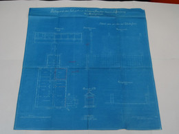 SOENGEILIAT Indonesia > Plattegrond POST En TELEGRAAFKANTOOR ( Schaal 1A100 ) ( Zie SCANS ) 55 X 57 Cm. ! - Welt