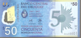 Uruguay  50 Pesos 2017  UNC - Uruguay