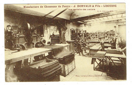 33 GIRONDE LIBOURNE Manufacture De Chaussons De Feutre J Dorvald & Fils  Vue Partielle Ateliers Plan Peu Courant - Libourne