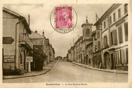 Gerbéviller * La Rue Maurice Barrès * Hôteld E Ville - Gerbeviller