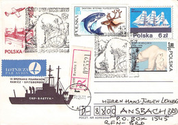 POLAND - AIRMAIL RECO 1988 IX SPOTKANIE POLARNIKÓW RAWICZ - SPITSBERGEN / ZL127 - Brieven En Documenten