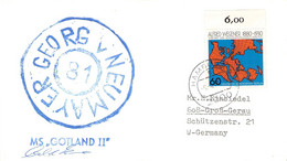 BRD - MS "GOTLAND II" GEORG NEUMAYER 1981 / ZL136 - Briefe U. Dokumente