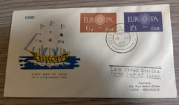 IRLANDE / EIRE   / FDC / PJ / 19 SEPTEMBRE 1960 / EUROPA - FDC