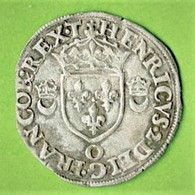 FRANCE / HENRI 2 / DOUZAIN AUX CROISSANTS / 1550 T / ETAT SUP. / 2.27 G - 1547-1559 Heinrich II.