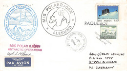 NORWAY - M/S POLARBJÖRN -PAQUEBOT- 1988 / ZL143 - Storia Postale