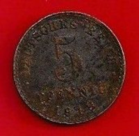 ALLEMAGNE  - 5 PFENNIG - 1918 - 5 Rentenpfennig & 5 Reichspfennig