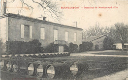 CPA 33 Gironde Blanquefort Domaine De MONTGIRAUD Est - RARE - Mongiraud - Vuillaume - Tonneaux - Vin - Viticulture - Blanquefort