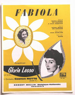 Partition Belge / Vintage Sheet Music GLORIA LASSO : Fabiola - Song Books