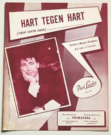 Partition Belge Ancienne Vintage Sheet Music PAUL LOUKA : Hart Tegen Hart * 60's Belgian - Libri Di Canti