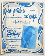 Partition Belge Ancienne Vintage Sheet Music VIC VONY : La Fontaine Aux Anges * 60's Belgian - Libri Di Canti