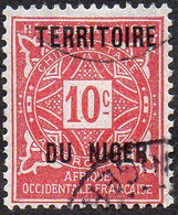 Niger Obl. N° Taxe  2 - Ornements Le 10c Rose - Used Stamps