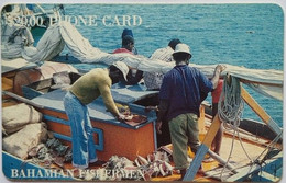 Bahamas $20 Bahamian Fisherman  With Hand Written Control Number - Bahamas