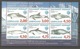 1998;  MNH / **  Whales   Block    (gr476) - Blocks & Kleinbögen