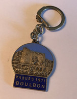 Porte Clef Métallique - PAQUES 1971 BOULBON - Velocio 1853-1930 Fondateur Du Cyclisme 1887 - Cyclisme