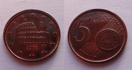 N. 11 ERRORE EURO !!! 5 CT. 2002 ITALIA DECENTRATO !!! - Errores Y Curiosidades