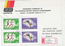 1988 Championnats D'Europe D'Athlétisme "Indoor" à Budapest: Lettre Siglée Comité D'Organisation - Athletics