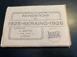 Seraing Inondations 1925 1926 Carnet 10 Cartes - Seraing