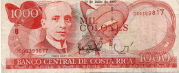 COSTA RICA 1000 COLONES 1997  P-264a VF - Costa Rica