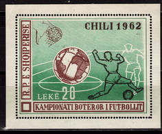 ALBANIE  BF  6C  * *  ( Cote 60e )  Cup 1962    Football Soccer  Fussball - 1962 – Chile