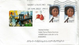 African American Heritage (Edmonia Lewis,première Sculptrice Origine Afro-américaine & Amérindienne,etc) Lettre Missouri - Brieven En Documenten