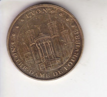 Médaille Jeton Monnaie De Paris MDP Lyon Notre Dame De Fourvière 2010 (en L'état) - 2010