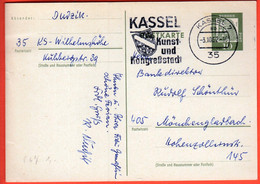 Germany Kassel 1962 / Kunst Und Kongressstadt, Art And Congress City, Coat Of Arms, Machine Stamp / Stationery Dürer - Briefe U. Dokumente