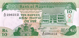 Mauritius 10 Rupees, P-35a (1985) - UNC - Mauritius