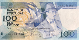 Portugal 100 Escudos, P-179f (24.11.1988) - UNC - Signature Varity - Portugal