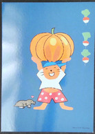 ► "Lapin à La Citrouille"   Jardin  Halloween Par Monique Touvay - Editions Quatre Zephires  Versailles (Epuisé) - Halloween