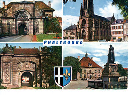 PHALSBOURG LA PORTE D'ALLEMAGNE LA PLACE D'ARMES LA PORTE DE FRANCE HOTEL DE VILLE - Phalsbourg