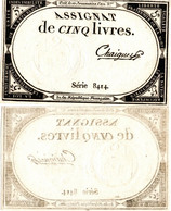 France / 5 Livres / 1793 / P-A76(a) / VF - Assignats & Mandats Territoriaux