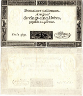 France / 25 Livres / 1793 / P-A71(a) / VF - Assignats & Mandats Territoriaux