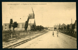 CPA - Carte Postale  - Belgique - Libramont - L'Eglise Et La Maison Communale - 1938 (CP20231OK) - Libramont-Chevigny