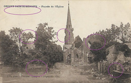 ORIGNY-SAINTE-BENOITE Canton De Ribemont Carte Postale Ruines De L'église - Other Municipalities